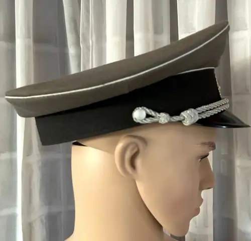 DDR NVA Schirmmütze Offiziere Landstreitkräfte LaSK 1970 Größe 62