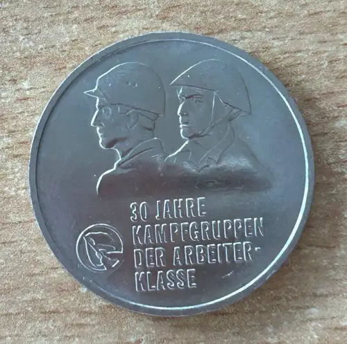10 Mark 1983 Kampfgruppe Gedenkmünze DDR