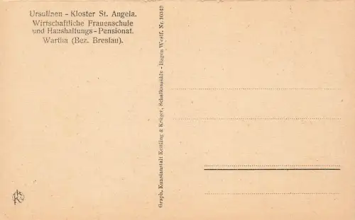 AK Wartha Wallfahrtskirche Schlesien ungelaufen Postkarte