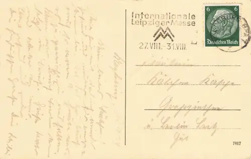 AK Magdeburg Dom von Osten Passagierschiff Sachsen-Anhalt 1939 Postkarte