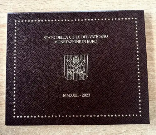 Vatikan 3,88 Euro 2023 KMS 1 Cent - 2 Euro im Folder Kursmünzen