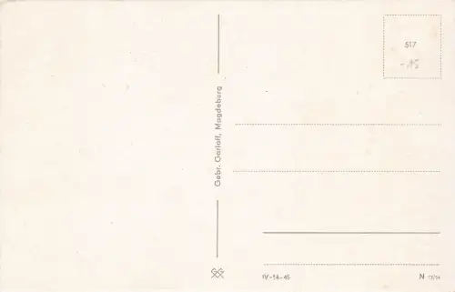 AK Magdeburg Dom Elbe Lok Sachsen-Anhalt ungelaufen Postkarte