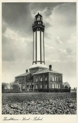AK Horst Niechorze Leuchtturm Pommern ungelaufen Postkarte