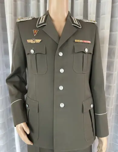 DDR NVA Mot.-Schützen Stabsdienst Uniform Oberst Gr. 52-1/m48-1