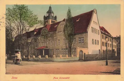 AK Jena Neue Universität Thüringen 1909 Postkarte