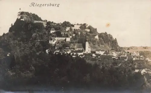 AK Riegersburg Burg Riegersburg Steiermark Österreich gelaufen Postkarte