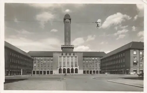 AK Mährisch-Ostrau Ostrava Rathaus Mähren 1941 gelaufen Postkarte
