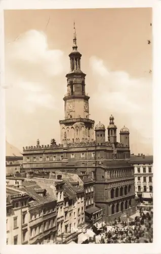 AK Posen Poznań Rathaus Posen ungelaufen Postkarte