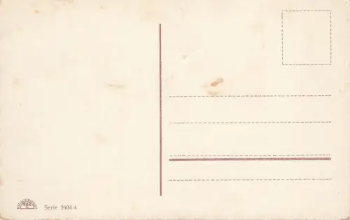 AK 1.WK Ostergruß kleine Kinder Schaf Reichsfahne Spruchkarte Patriotika