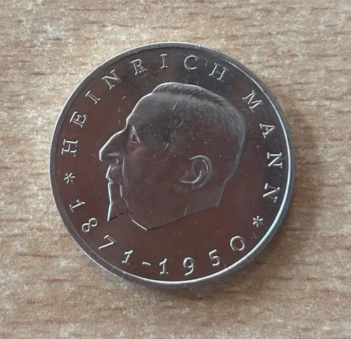 DDR Münze 20 Mark Heinrich Mann 1971