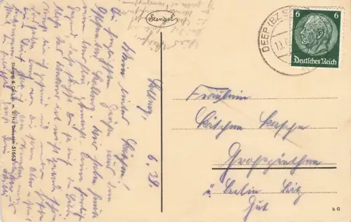 AK Kolberg Kołobrzeg Ostseebad Strand 1939 ungelaufen Pommern Postkarte