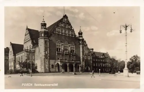 AK Posen Reichsuniversität Posen 1942 ungelaufen Postkarte