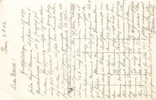 AK Posen Reichsuniversität Posen 1942 ungelaufen Postkarte