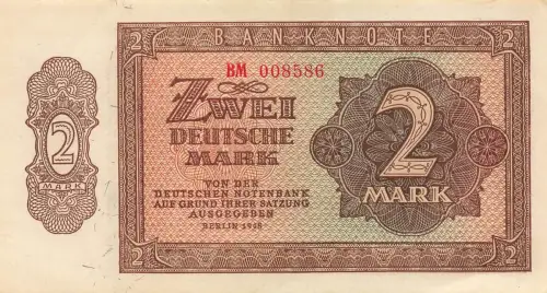 DDR 2 Mark 1948 UdSSR-Druck Ro: 341b