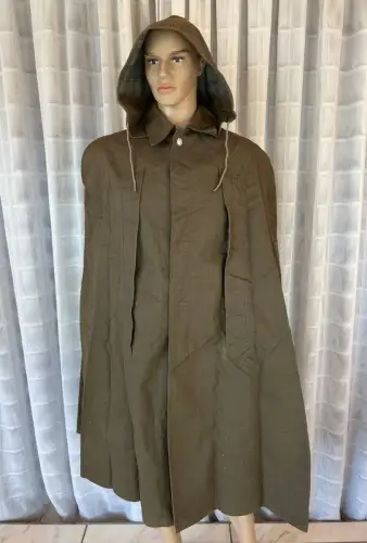 DDR NVA Postenmantel Poncho Offizier Gr. 44 1964
