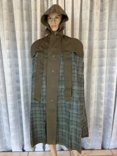 DDR NVA Postenmantel Poncho Offizier Gr. 44 1964