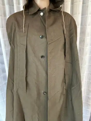 DDR NVA Postenmantel Poncho Offizier Gr. 44 1964