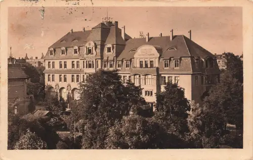 AK Zwickau Heilanstalt von Dr med Gaugele Sachsen 1927 gelaufen Postkarte