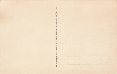 AK Westerland Sylt Totalansicht Schleswig-Holstein ungelaufen Postkarte