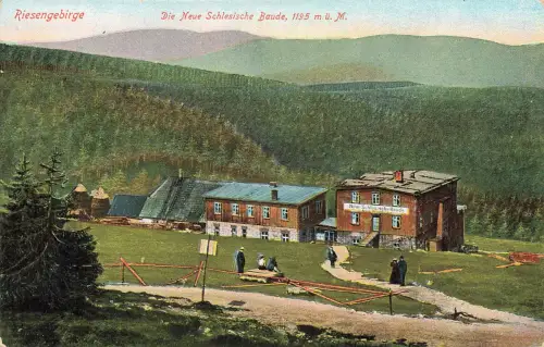 AK Riesengebirge Neue Schlesische Baude Schlesien ungelaufen Postkarte