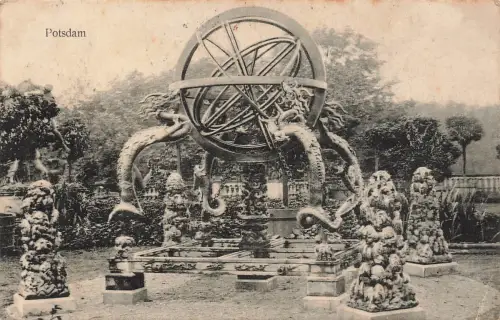 AK Potsdam Armilliarsphäre Brandenburg 1909 gelaufen Postkarte