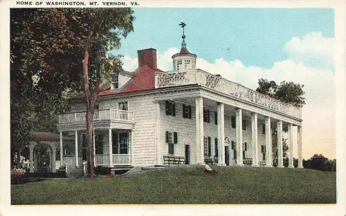 AK Mount Vernon Home of Washington USA Virginia 1923 gelaufen Postkarte