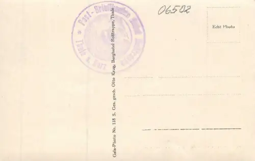 Thale Harz Blick vom Berghotel Roßtrappe Postkarte AK