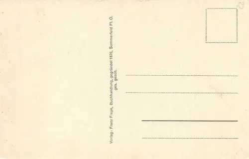 Sommerfeld Ff. O. (Lubsko) Partie am Büttelturm mit Bahnhofsstraße AK