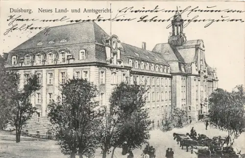 Duisburg Neus und Land Amtsgericht AK 1912