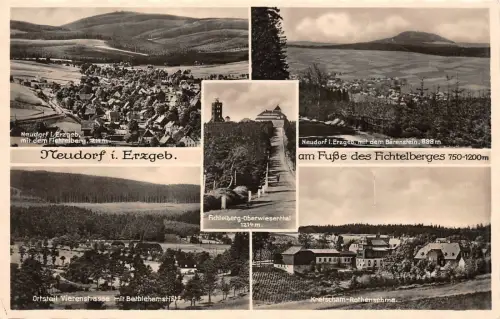 Fichtelberg Neudorf im Erzgebirge AK 1940