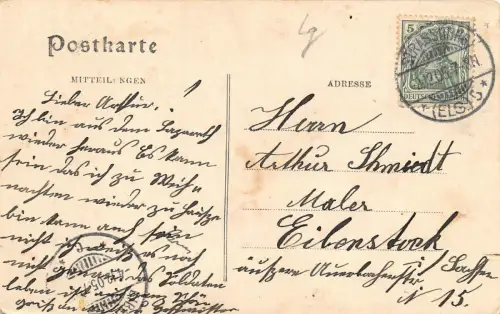 Strassburg Altes Haus Postkarte AK 1905