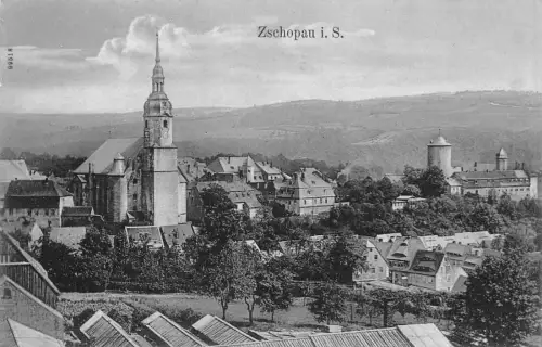 Zschopau in Sachsen Postkarte