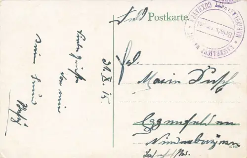 Landungsbrücke Helgoland Schleswig-Holstein Postkarte AK 1915