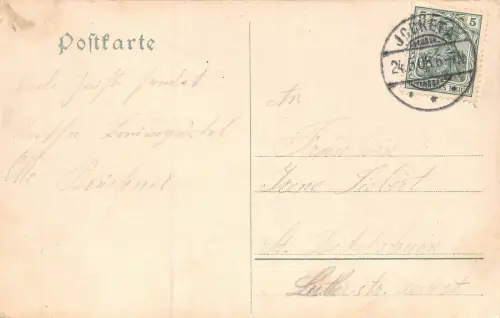 König Friedrich August-Brücke in Plauen Vogtland Sachsen Postkarte AK 1908