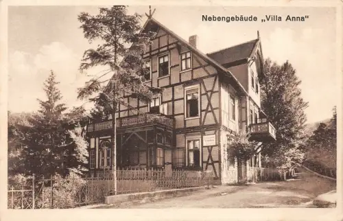 Wernigerode Genesungsheim "Rüsters Ramp" Nebengebäude "Villa Anna" AK 1938