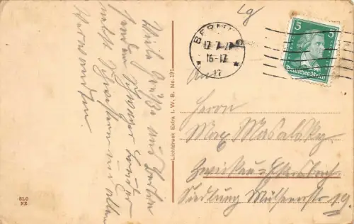 Berlin Bahnhof Friedrichstraße Postkarte 1927