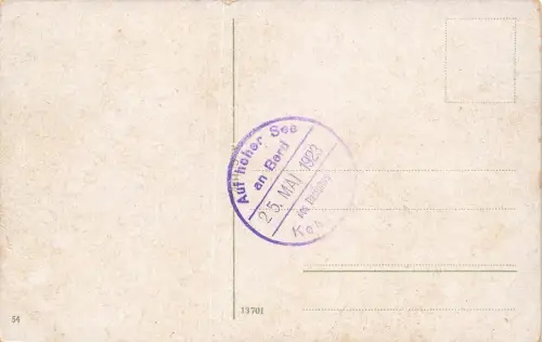 Gesamtansicht Insel Helgoland in Schleswig-Holstein Postkarte AK 1923