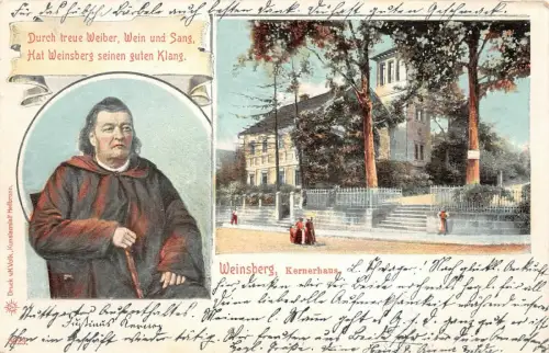 Weinsberg Kernerhaus Postkarte AK