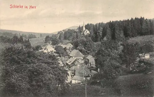 Schierke im Harz Postkarte AK