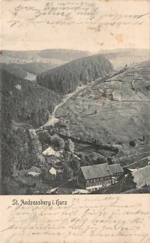 St. Andreasberg i. Harz Postkarte Niedersachsen AK 1907