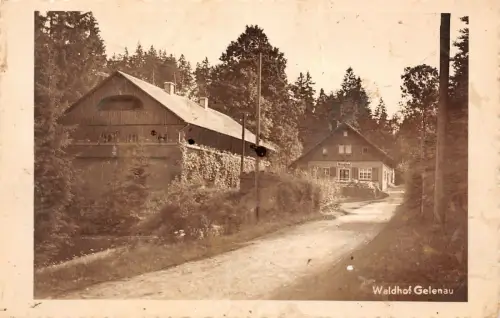 Waldhof Gelenau im Erzgebirge Sachsen Postkarte AK