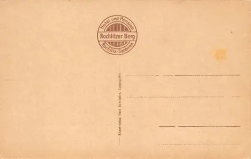 Turm Friedrich-August Denkmal Rochlitz in Sachsen Postkarte