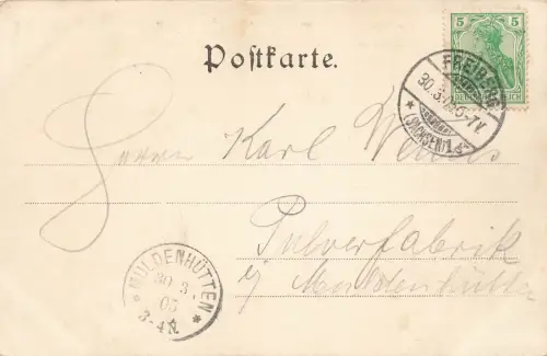 Blick auf Innsbruck Österreich Postkarte AK 1905