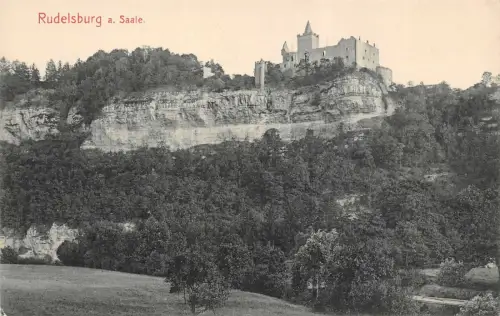 Rudelsburg a. Saale Postkarte AK