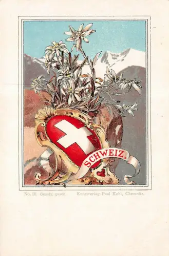 Schweiz Kunstverlag Paul Kohl Postkarte AK