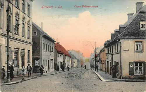 AK LIMBACH in Sachsen Obere Helenenstrasse 1921