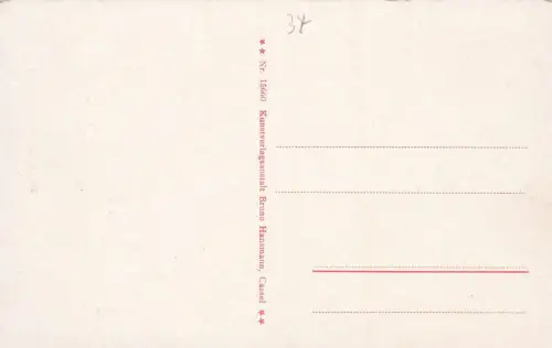 Löwenburg Wilhelmshöhe Hessen Postkarte AK