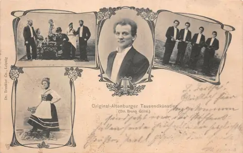 Original-Altenburger Tausendkünstler (Dir. Bruno Gülle) Postkarte AK 1904