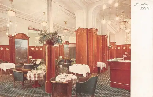 "Traubes Diele" Berlin W Maurerstr. Postkarte AK