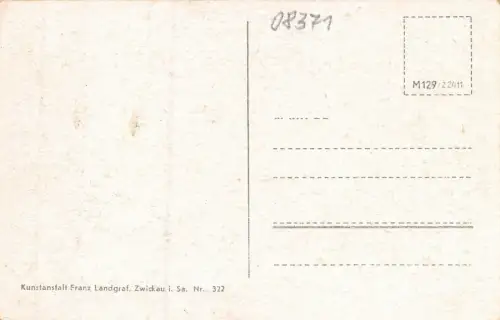 Glauchau Sa. Markt Max Röhner Postkarte AK